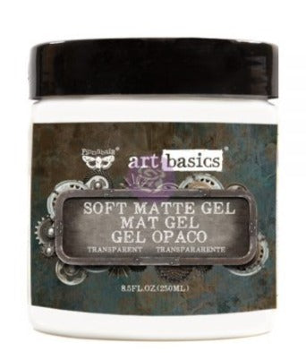 SOFT MATTE GEL by Art Basics 250ml Transparent Decoupage Medium